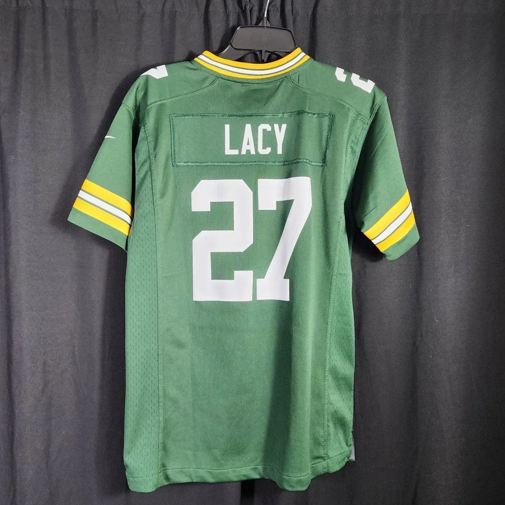 Kids Green Nike NFL Green Bay Packers‎ #27 Lacy Jersey Youth XL